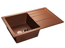 Granfest Мойка кухонная Quadro GF-Q780L Красный Марс – фотография-1